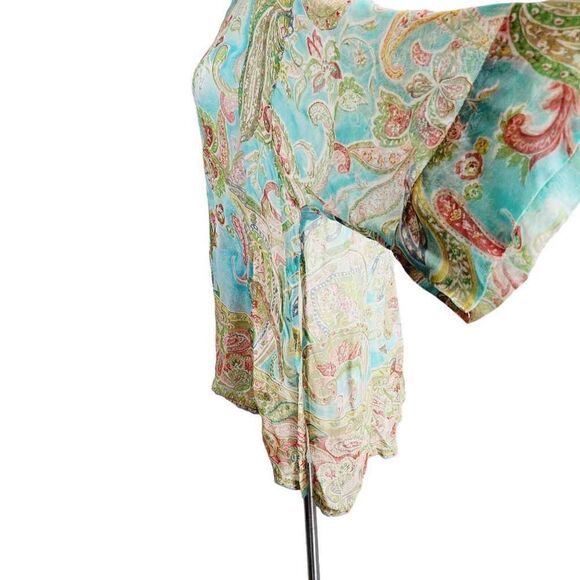 Rene Derhy floral paisley top Size small - Picture 4 of 9